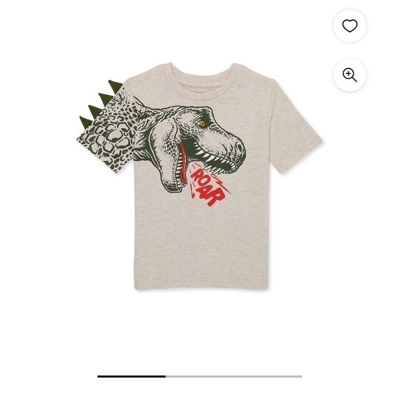 365 Kids from Garanimals Boys Short Sleeve Spike Tee. Size 7 excellent condition - Picture 2 of 9